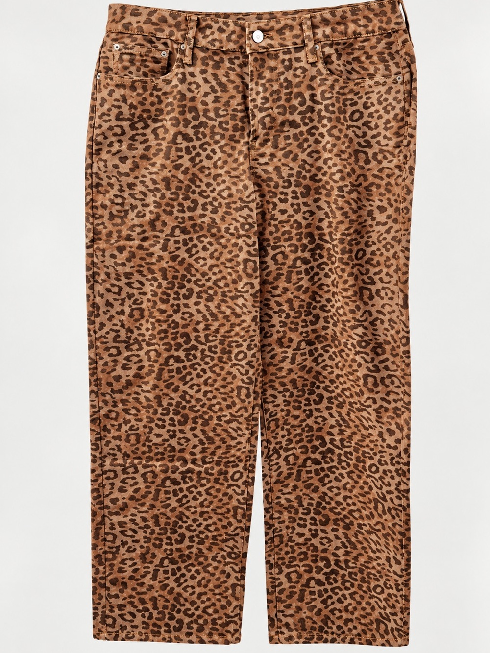 Lucky Brand Leopard Print Jeans Zipper Fly Size 12/31